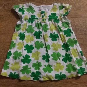 Carter's baby dress Size 6 months St. Patricks Day